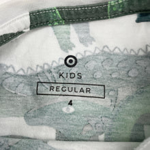 Load image into Gallery viewer, Boys Target, cotton tee / top, dinosaurs, FUC, size 4,  