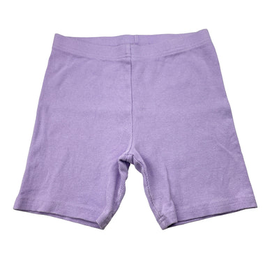 Girls Anko, purple ribbed stretchy bike shorts, GUC, size 12,  
