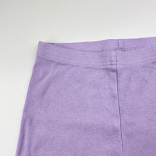 Load image into Gallery viewer, Girls Anko, purple ribbed stretchy bike shorts, GUC, size 12,  