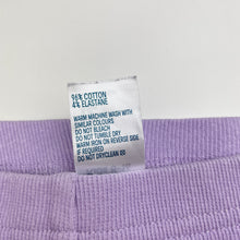 Load image into Gallery viewer, Girls Anko, purple ribbed stretchy bike shorts, GUC, size 12,  