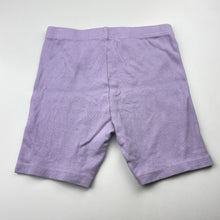 Load image into Gallery viewer, Girls Anko, purple ribbed stretchy bike shorts, GUC, size 12,  