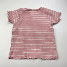 Load image into Gallery viewer, Girls Dymples, ribbed stretchy tee / top, GUC, size 1,  
