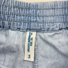 Load image into Gallery viewer, Girls 1964 Denim Co, blue chambray cotton shorts, elasticated, FUC, size 3,  