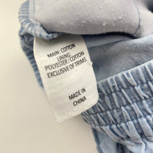 Load image into Gallery viewer, Girls 1964 Denim Co, blue chambray cotton shorts, elasticated, FUC, size 3,  