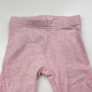 Girls Seed, pink marle leggings / bottoms, GUC, size 00,  