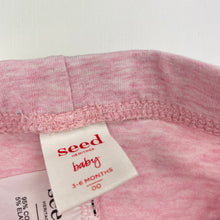 Load image into Gallery viewer, Girls Seed, pink marle leggings / bottoms, GUC, size 00,  