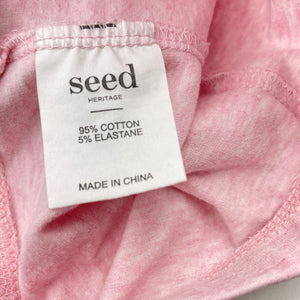 Girls Seed, pink marle leggings / bottoms, GUC, size 00,  