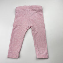 Load image into Gallery viewer, Girls Seed, pink marle leggings / bottoms, GUC, size 00,  