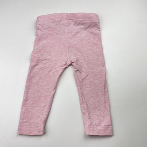 Girls Seed, pink marle leggings / bottoms, GUC, size 00,  