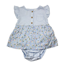 Load image into Gallery viewer, Girls Carter's, cotton romper dress, EUC, size 1,  