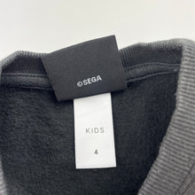 Load image into Gallery viewer, Boys SEGA, Sonic the Hedgehog fleece-lined sweater, wash fade, FUC, size 4,  