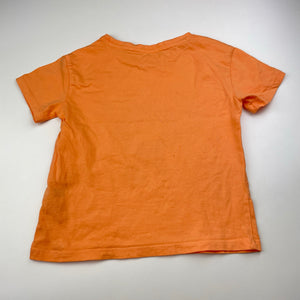 Girls Anko, orange cotton tee / top, GUC, size 5,  