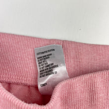 Load image into Gallery viewer, Girls H&amp;T, pink track pants, sequin stars, inside leg: 33cm, GUC, size 2,  