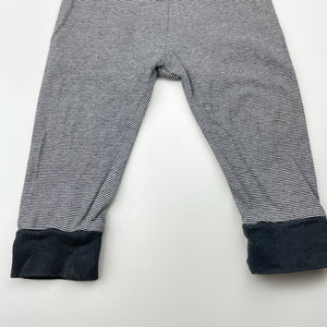 Unisex Target, striped stretchy leggings / bottoms, GUC, size 0,  