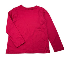 Load image into Gallery viewer, Girls Brilliant Basics, red cotton long sleeve tee / top, GUC, size 6,  
