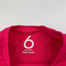 Load image into Gallery viewer, Girls Brilliant Basics, red cotton long sleeve tee / top, GUC, size 6,  