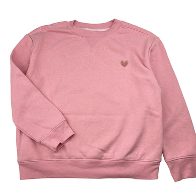 Girls Anko, pink fleece-lined sweater / jumper, GUC, size 10,  