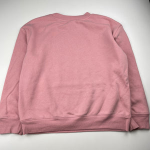 Girls Anko, pink fleece-lined sweater / jumper, GUC, size 10,  