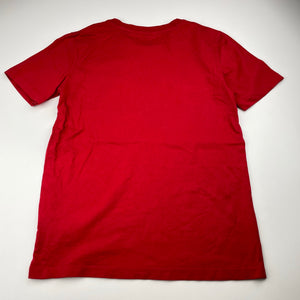 Boys Anko, red cotton tee / top, Ninja, EUC, size 10,  
