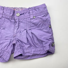 Load image into Gallery viewer, Girls Pumpkin Patch, lightweight cotton shorts, adjustable, GUC, size 1,  