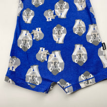 Load image into Gallery viewer, Unisex Bonds, stretchy romper, rhinos, wash fade, FUC, size 1,  