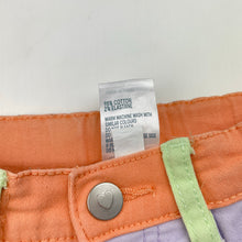 Load image into Gallery viewer, Girls Anko, coulour-block stretch cotton shorts, adjustable, EUC, size 1,  