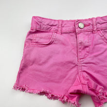 Load image into Gallery viewer, Girls 1964 Denim Co, pink stretch cotton shorts, adjustable, FUC, size 3,  
