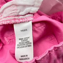 Load image into Gallery viewer, Girls 1964 Denim Co, pink stretch cotton shorts, adjustable, FUC, size 3,  