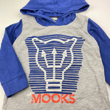 Load image into Gallery viewer, Boys Mooks, long sleeve hooded tee / top, GUC, size 2,  
