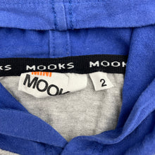 Load image into Gallery viewer, Boys Mooks, long sleeve hooded tee / top, GUC, size 2,  