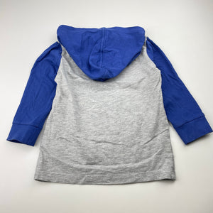 Boys Mooks, long sleeve hooded tee / top, GUC, size 2,  