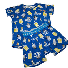 Load image into Gallery viewer, Unisex Bonds, x Bluey pyjamas, wash fade, FUC, size 8,  
