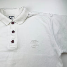Load image into Gallery viewer, Boys Pumpkin Patch, vintage white cotton polo shirt top, GUC, size 12,  