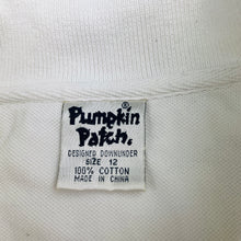 Load image into Gallery viewer, Boys Pumpkin Patch, vintage white cotton polo shirt top, GUC, size 12,  