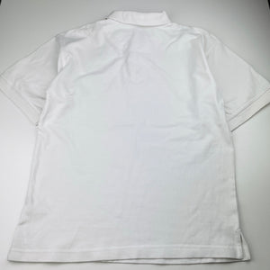 Boys Pumpkin Patch, vintage white cotton polo shirt top, GUC, size 12,  