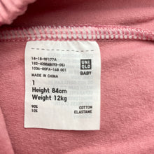 Load image into Gallery viewer, Girls Uniqlo, Minnie Mouse stretchy pants / bottoms, FUC, size 1,  