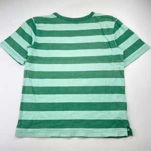 Boys Country Road, green stripe cotton tee / top, washfade, FUC, size 8,  