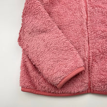 Load image into Gallery viewer, Girls Uniqlo, pink fleece zip-up sweater / jacket, FUC, size 5-6,  