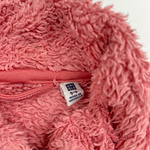 Load image into Gallery viewer, Girls Uniqlo, pink fleece zip-up sweater / jacket, FUC, size 5-6,  