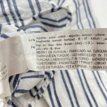 Load image into Gallery viewer, Boys Zara, cotton/linen long sleeve shirt, light mark lower front, FUC, size 6,  