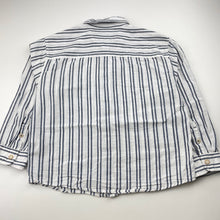 Load image into Gallery viewer, Boys Zara, cotton/linen long sleeve shirt, light mark lower front, FUC, size 6,  