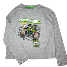 Load image into Gallery viewer, Boys MONSTER JAM, long sleeve pyjama top, monster truck, FUC, size 14,  