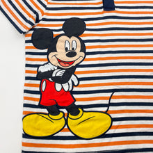 Load image into Gallery viewer, Boys Disney, Mickey Mouse striped polo shirt top, EUC, size 4-5,  