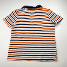 Load image into Gallery viewer, Boys Disney, Mickey Mouse striped polo shirt top, EUC, size 4-5,  