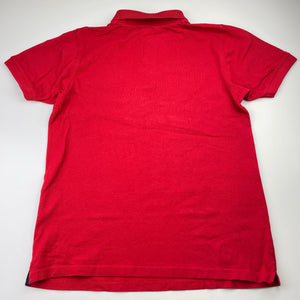 Boys Arsenal FC, red cotton polo shirt top, EUC, size 12-13,  
