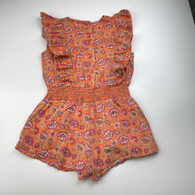 Load image into Gallery viewer, Girls Seed, lined lightweight cotton playsuit, FUC, size 3,  