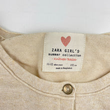 Load image into Gallery viewer, Girls Zara, knitted cardigan / sweater, EUC, size 11-12,  