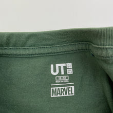 Load image into Gallery viewer, Boys Uniqlo, Marvel Hulk khaki cotton tee / top, FUC, size 11-12,  