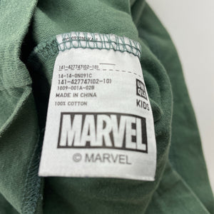 Boys Uniqlo, Marvel Hulk khaki cotton tee / top, FUC, size 11-12,  