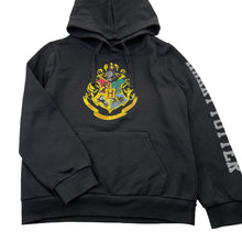Load image into Gallery viewer, Unisex Harry Potter, Hogwarts fleec-lined hoodie sweater, GUC, size 10,  